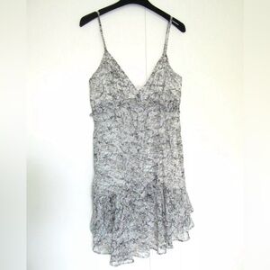 BCBGeneration Babydoll Dress Tunic Mini Dress Ruffle Dress Size XS